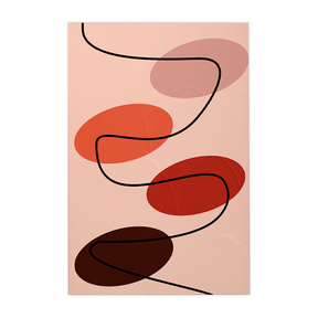 Quadro Decorativo Abstrato Orgânico 5 | Ana Paula Rius - Meu Rodapé