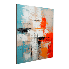 Quadro Decorativo Abstrato Wabi - Sabi 1 | Uillian Rius - Meu Rodapé