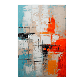 Quadro Decorativo Abstrato Wabi - Sabi 1 | Uillian Rius - Meu Rodapé