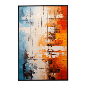 Quadro Decorativo Abstrato Wabi - Sabi 2 | Uillian Rius - Meu Rodapé