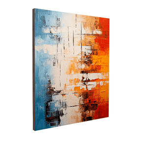 Quadro Decorativo Abstrato Wabi - Sabi 2 | Uillian Rius - Meu Rodapé