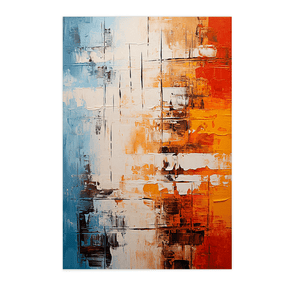 Quadro Decorativo Abstrato Wabi - Sabi 2 | Uillian Rius - Meu Rodapé