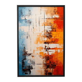 Quadro Decorativo Abstrato Wabi - Sabi 2 | Uillian Rius - Meu Rodapé