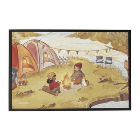 Quadro Decorativo Acampamento Fofo | Luana Gurgel - Meu Rodapé