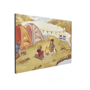 Quadro Decorativo Acampamento Fofo | Luana Gurgel - Meu Rodapé