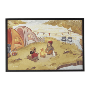 Quadro Decorativo Acampamento Fofo | Luana Gurgel - Meu Rodapé