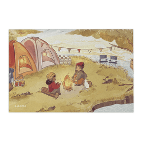 Quadro Decorativo Acampamento Fofo | Luana Gurgel - Meu Rodapé