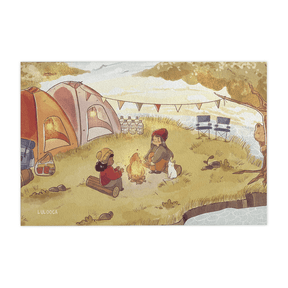 Quadro Decorativo Acampamento Fofo | Luana Gurgel - Meu Rodapé