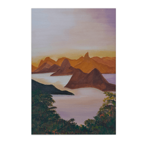 Quadro Decorativo Amanhecer | Selma Rodrigues - Meu Rodapé