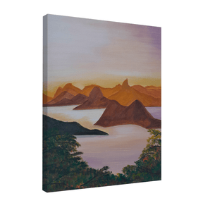 Quadro Decorativo Amanhecer | Selma Rodrigues - Meu Rodapé