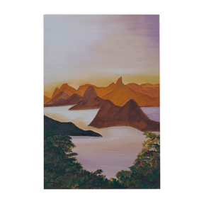Quadro Decorativo Amanhecer | Selma Rodrigues - Meu Rodapé