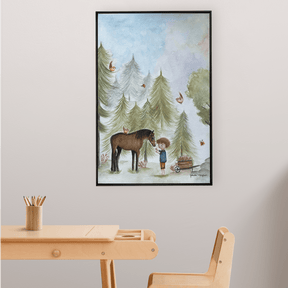 Quadro Decorativo Amigos para Sempre | Gabriela Mongruel - Meu Rodapé