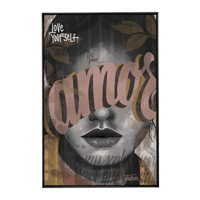 Quadro Decorativo Amor | Agatha de Faveri - Meu Rodapé