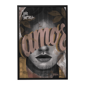 Quadro Decorativo Amor | Agatha de Faveri - Meu Rodapé