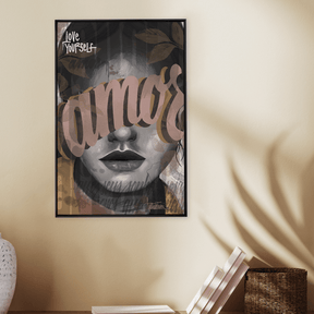 Quadro Decorativo Amor | Agatha de Faveri - Meu Rodapé