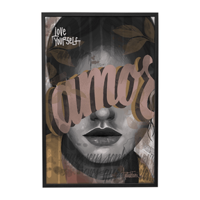 Quadro Decorativo Amor | Agatha de Faveri - Meu Rodapé