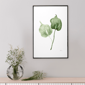 Quadro Decorativo Antúrio Verde | Thaís Mota - Meu Rodapé