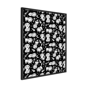 Quadro Decorativo Astro Cats | Tobias Fonseca - Meu Rodapé