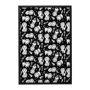 Quadro Decorativo Astro Cats | Tobias Fonseca - Meu Rodapé