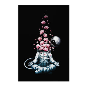 Quadro Decorativo Astro Meditation Roses | Tobias Fonseca - Meu Rodapé