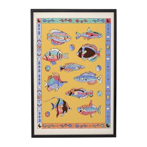Quadro Decorativo Ballet aquático | Fernanda Schallen - Meu Rodapé
