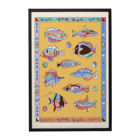 Quadro Decorativo Ballet aquático | Fernanda Schallen - Meu Rodapé