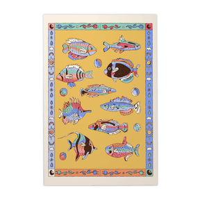 Quadro Decorativo Ballet aquático | Fernanda Schallen - Meu Rodapé