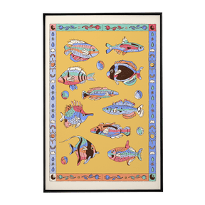 Quadro Decorativo Ballet aquático | Fernanda Schallen - Meu Rodapé