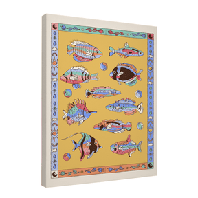Quadro Decorativo Ballet aquático | Fernanda Schallen - Meu Rodapé