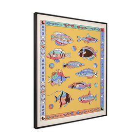Quadro Decorativo Ballet aquático | Fernanda Schallen - Meu Rodapé
