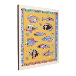 Quadro Decorativo Ballet aquático | Fernanda Schallen - Meu Rodapé