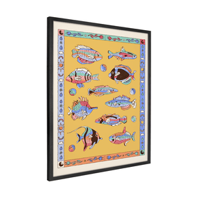 Quadro Decorativo Ballet aquático | Fernanda Schallen - Meu Rodapé