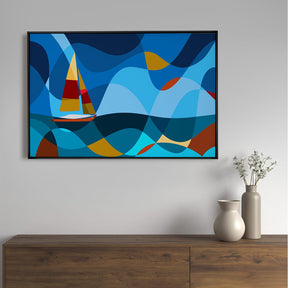 Quadro Decorativo Barco a Vela 1 | Andre Kaercher - Meu Rodapé