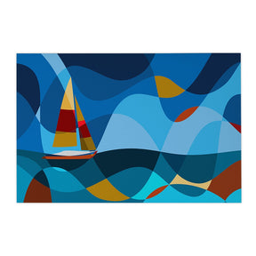 Quadro Decorativo Barco a Vela 1 | Andre Kaercher - Meu Rodapé