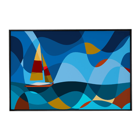 Quadro Decorativo Barco a Vela 1 | Andre Kaercher - Meu Rodapé