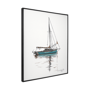 Quadro Decorativo Barco a Vela 3 | Fernanda Santos - Meu Rodapé