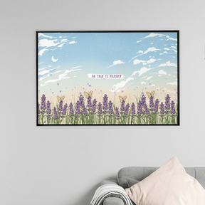 Quadro Decorativo Be True to Yourself | Luana Gurgel - Meu Rodapé