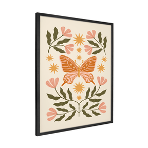 Quadro Decorativo Borboleta no Jardim | Camila Sant’Anna - Meu Rodapé