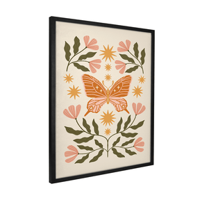 Quadro Decorativo Borboleta no Jardim | Camila Sant’Anna - Meu Rodapé