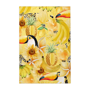 Quadro Decorativo Brasilidade Amarela | Alimari - Meu Rodapé