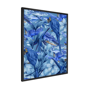 Quadro Decorativo Brasilidade Azul | Alimari - Meu Rodapé