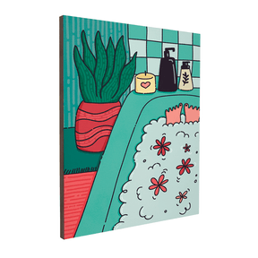 Quadro Decorativo Bubble Bath | Manoela Amora - Meu Rodapé