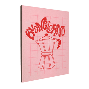 Quadro Decorativo Buongiorno | Manoela Amora - Meu Rodapé