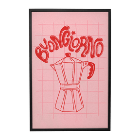 Quadro Decorativo Buongiorno | Manoela Amora - Meu Rodapé