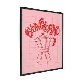 Quadro Decorativo Buongiorno | Manoela Amora - Meu Rodapé