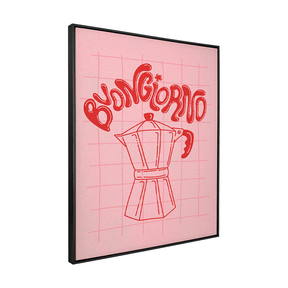 Quadro Decorativo Buongiorno | Manoela Amora - Meu Rodapé