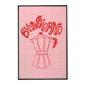 Quadro Decorativo Buongiorno | Manoela Amora - Meu Rodapé