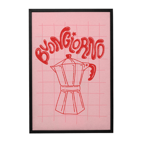 Quadro Decorativo Buongiorno | Manoela Amora - Meu Rodapé