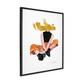 Quadro Decorativo Cabeças Ocas, Almas Cansadas | Fernanda Santos - Meu Rodapé