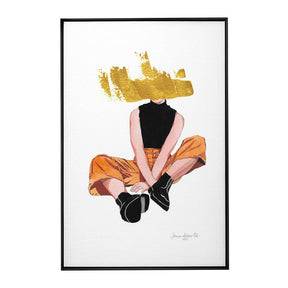 Quadro Decorativo Cabeças Ocas, Almas Cansadas | Fernanda Santos - Meu Rodapé